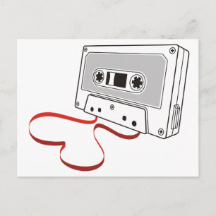 Audiokassette Postkarte