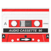 Audiokassette Tischdecke (Vorderseite (Horizontal))