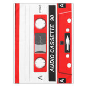 Audiokassette Tischdecke (Vorderseite)