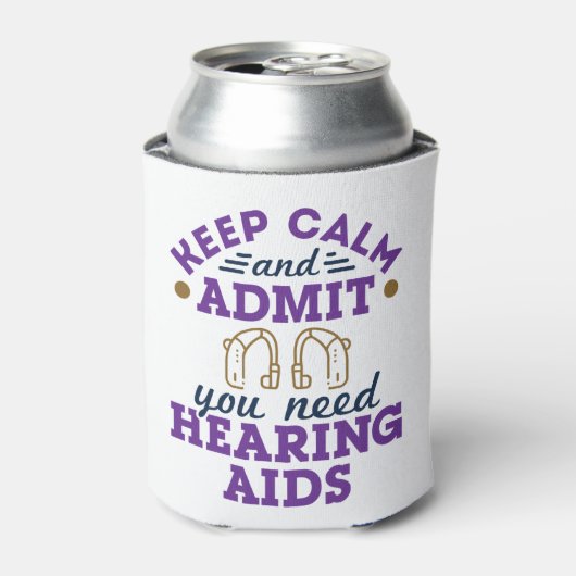 Audiologe Audiologie Funny Need Hörgeräte Dosenkühler (Kanne Vorderseite)