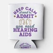 Audiologe Audiologie Funny Need Hörgeräte Dosenkühler (Vorderseite)
