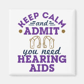 Audiologe Audiologie Funny Need Hörgeräte Magnet (Vorne)