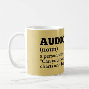 Audiologe Coffee Definition Kaffeetasse
