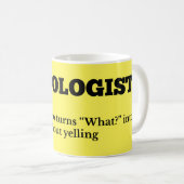 Audiologe Definition Coffee Cup Kaffeetasse (VorderseiteRechts)