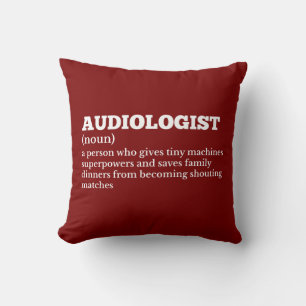 Audiologe Definition Pillow Kissen