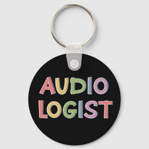 Audiologe Doktor für Audiologie Abschluss Geschenk Schlüsselanhänger