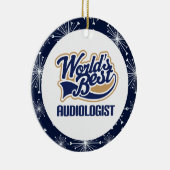 Audiologe-Geschenk-Verzierung Keramik Ornament (Rechts)