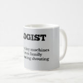 Audiologe Job Definition Gift Kaffeetasse (VorderseiteRechts)