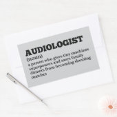 Audiologe Meaning Funny Sticker (Umschlag)