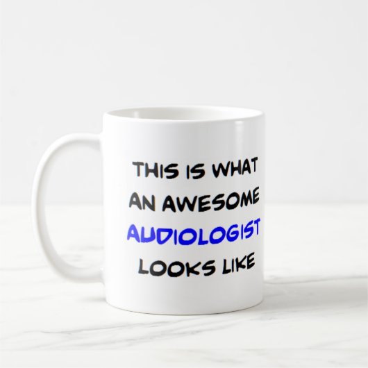 Audiologe, phantastisch kaffeetasse (Links)