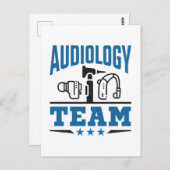 Audiologe Postkarte (Vorne/Hinten)