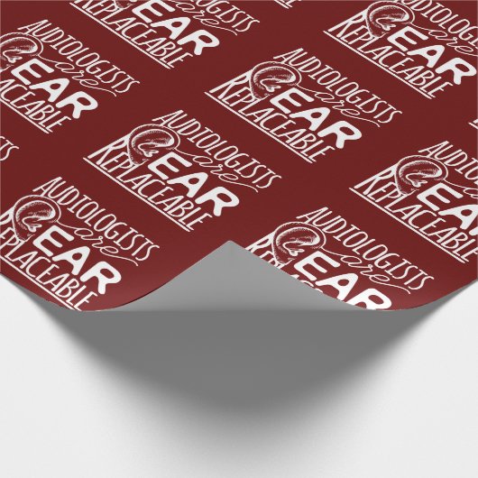 Audiologen sind erstarrbare Audiologie Geschenkpapier (Ecke)