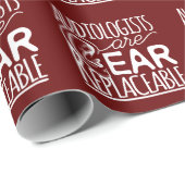 Audiologen sind erstarrbare Audiologie Geschenkpapier (Rolleneckpunkt)