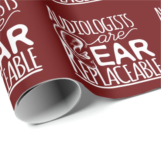 Audiologen sind erstarrbare Audiologie Geschenkpapier (Rolleneckpunkt)