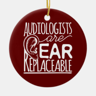 Audiologen sind erstarrbare Audiologie Keramik Ornament