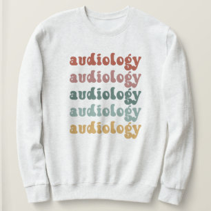 Audiologie Doktor des Audiologen Retro Sweatshirt