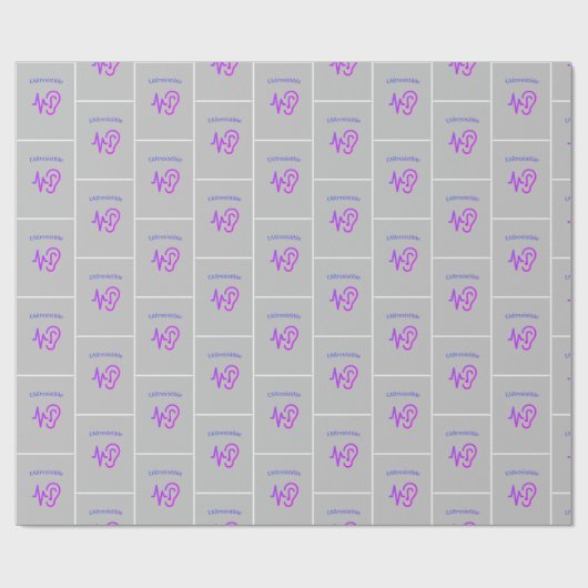 Audiologie-Wrapping-Papier Geschenkpapier (Flach)