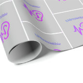 Audiologie-Wrapping-Papier Geschenkpapier (Rolleneckpunkt)