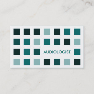 AUDIOLOGIST (Mod-Quadrate) Visitenkarte