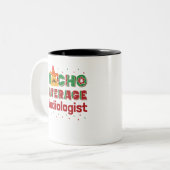 Audiology Nacho Average Audiologe Zweifarbige Tasse (Vorderseite Links)