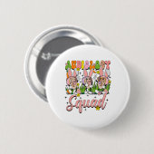 Audiology Squad Funny Oaster Bunny Button (Vorne & Hinten)