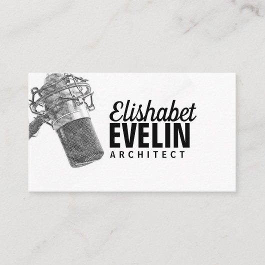 Audiomikrofon g567 visitenkarte (Vorderseite)