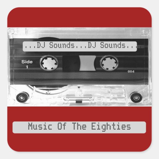 Audiomusik-Kassetten-Blatt der Aufkleber (Vorderseite)