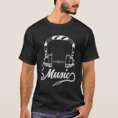 Audiophile Music Sound Typ Dj T-Shirt (Vorderseite)