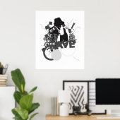 AudioPhile Rave Poster (Heimbüro)