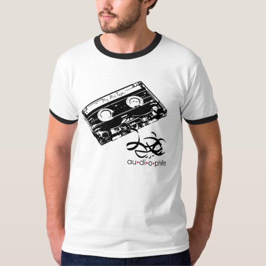 Audiophile weiße T-Stück Kopie T-Shirt (Vorderseite)