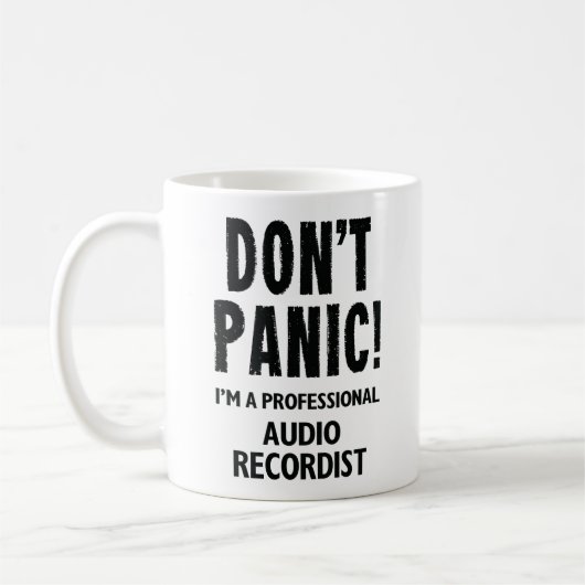Audiorekordist Kaffeetasse (Links)