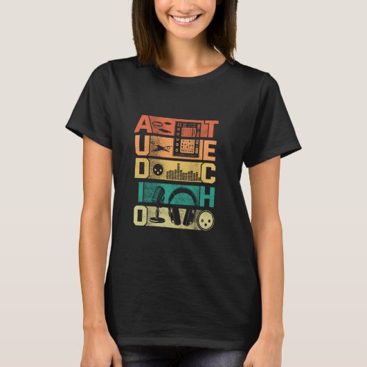 Audiovisueller Techniker AV-Techniker Audiotechnik T-Shirt (Vorderseite)