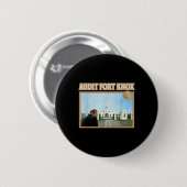 Audit Fort Knox Kentucky Gold Bullion Funny Button (Vorne & Hinten)