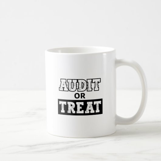 Audit oder Leckerei - Witziges Jahr des Buchhalter Kaffeetasse (Rechts)