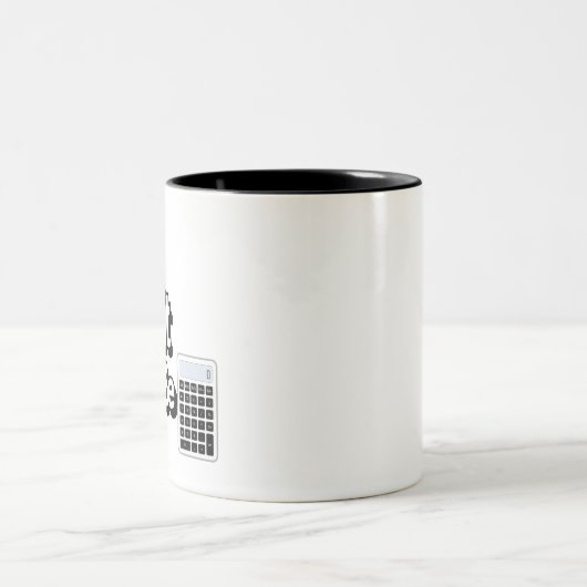 Audit-Spaß: Sei Audit, du kannst Zweifarbige Tasse (Mittel)