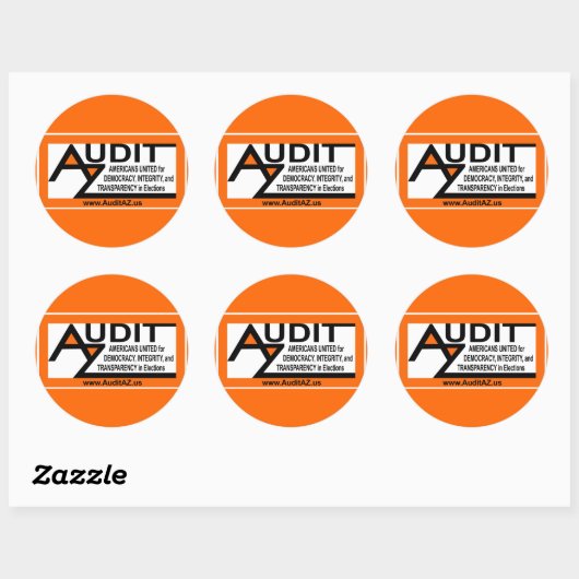AuditAZ 3" Sticker Round (Blatt)