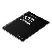 Auditing My Life Entscheidungen Auditor Notebook Notizblock (Linke Seite)