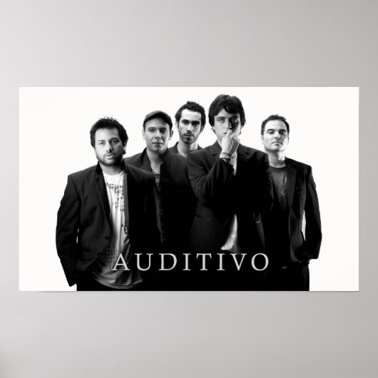 Auditivo blancoynegro poster (Vorne)