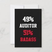 Auditor Badass Card Karte (Vorderseite)