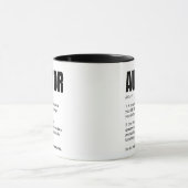 Auditor Definition Funny Job Tasse (Zentrum)