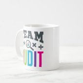 Auditor der Auditorengruppe Rechnungsführer Kaffeetasse (Vorderseite Links)