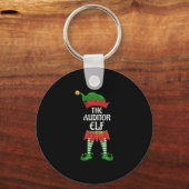 Auditor Elf Family Matching Group Weihnachts-Party Schlüsselanhänger (Vorderseite)