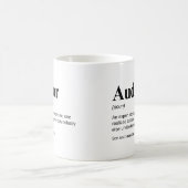 Auditor Funny Work Definition Kaffeetasse (Mittel)