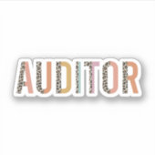 Auditor, Geschenk für Auditor Aufkleber (Vorderseite)
