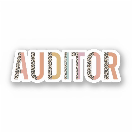 Auditor, Geschenk für Auditor Aufkleber (Vorderseite)