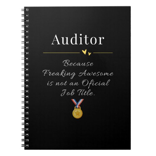 Auditor Notizblock (Vorderseite)