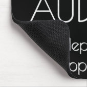 "Auditor: Unabhängig im Geist und im Aussehen" Mousepad (Ecke)