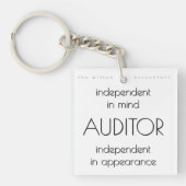 "Auditor: Unabhängig im Geist und im Aussehen" Schlüsselanhänger (Vorderseite)