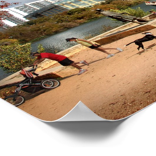 Auditorium Shows Downtown Austin Texas Fall 4 Poster (Ecke)