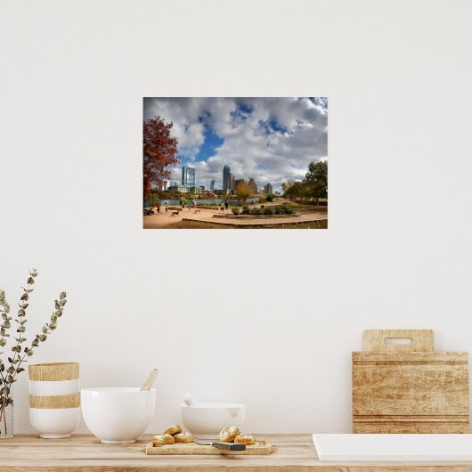 Auditorium Shows Downtown Austin Texas Fall 4 Poster (Küche)